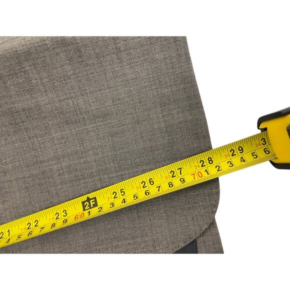 Zara Sartorial Man Suit Jacket EU 46 US 36 Blazer Grey Italian Wool 4495/925 NWT - Picture 16 of 16